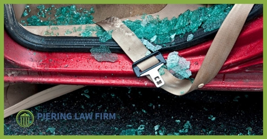 Seat Belt and Broken Glass