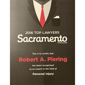 2016 Top Lawyers, Sacramento Magazine